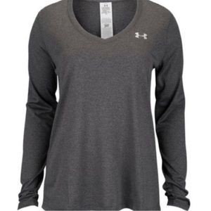 WOMEN V-NECK UNDER ARMOUR LONG SLEEVE